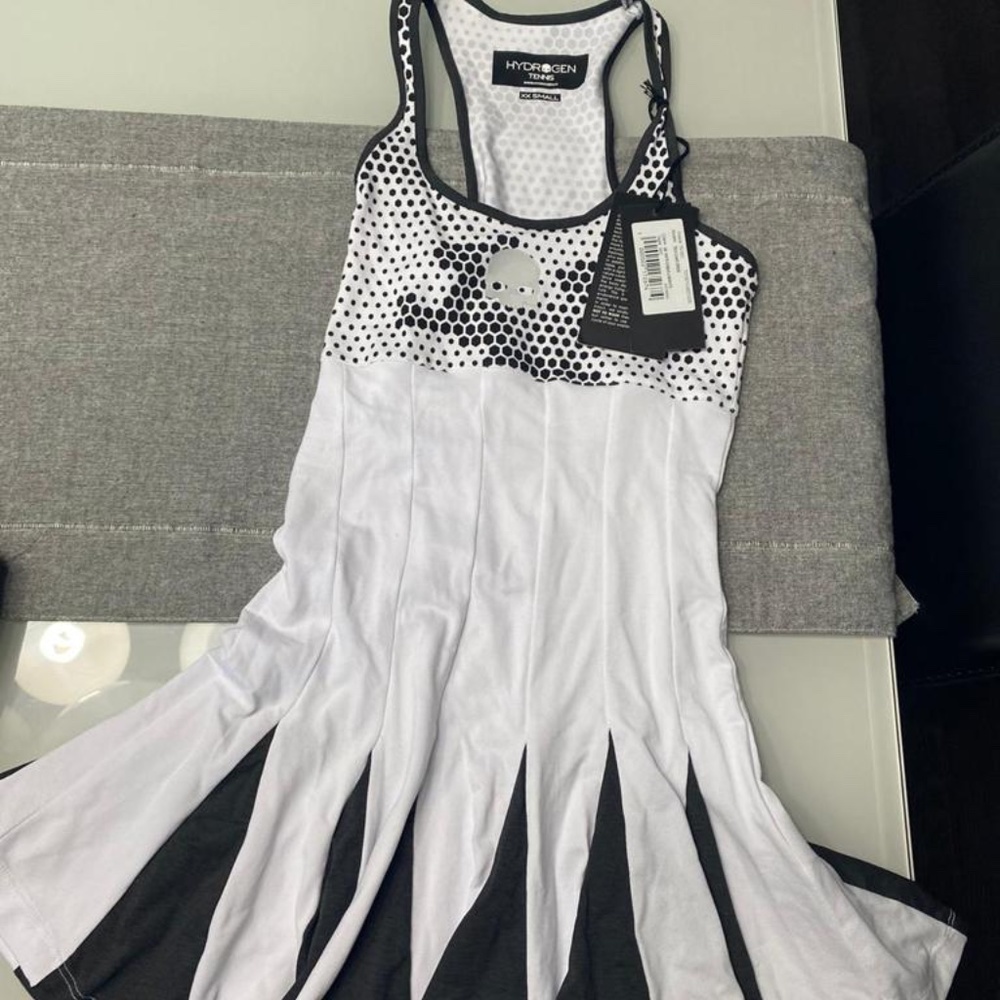HYDROGEN CAMO DRESS WHITE